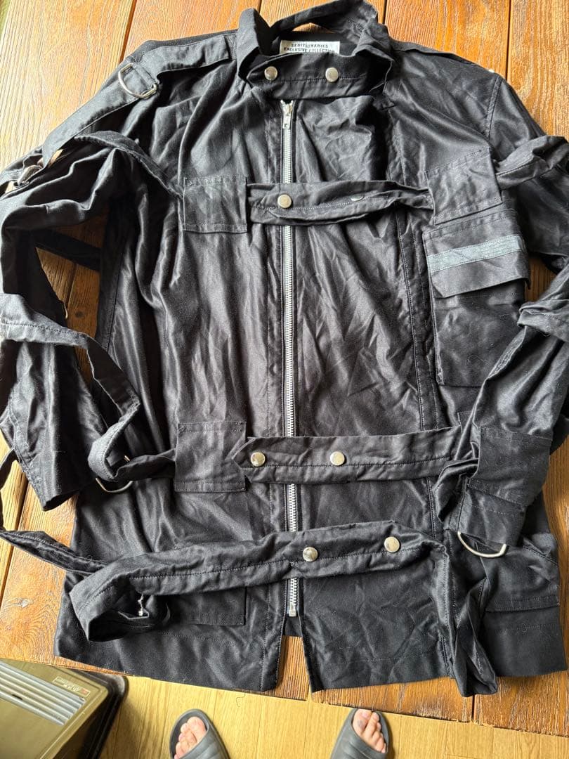 セディショナリーズ ボンデッジジャケット 黒 ワンサイズ ボンデッジジャケット(セディショナリーズ)｜『666』パンクロック