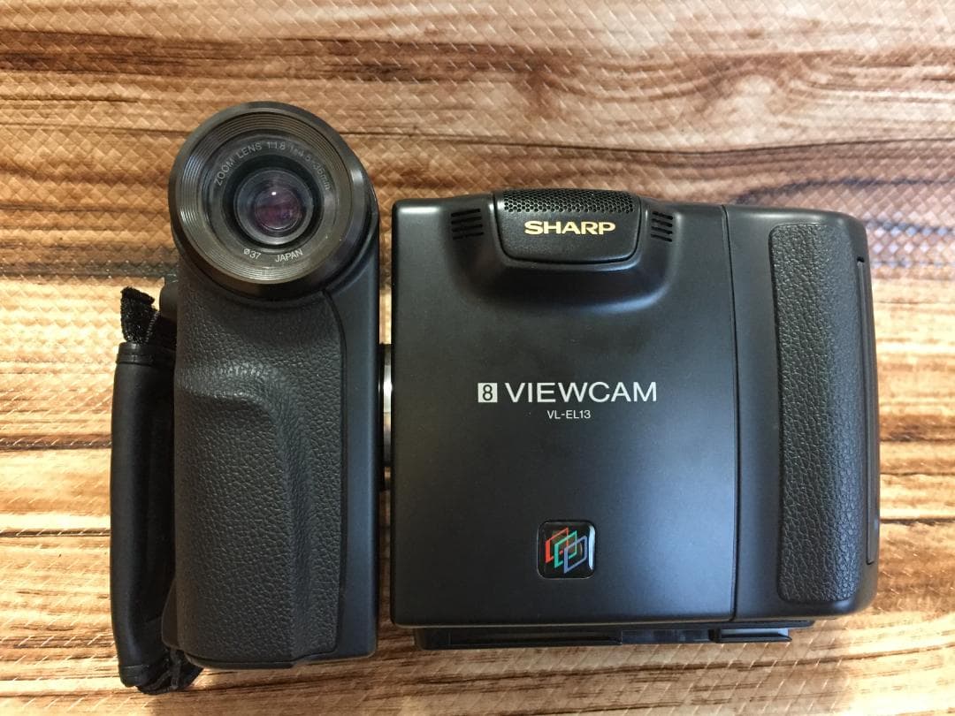 撮影再生ダビングOK　美品　SHARP　VL-EL13　付属品有　Video8