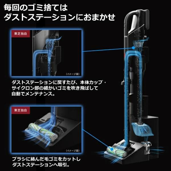 《美品》TOSHIBA コードレス掃除機 トルネオ