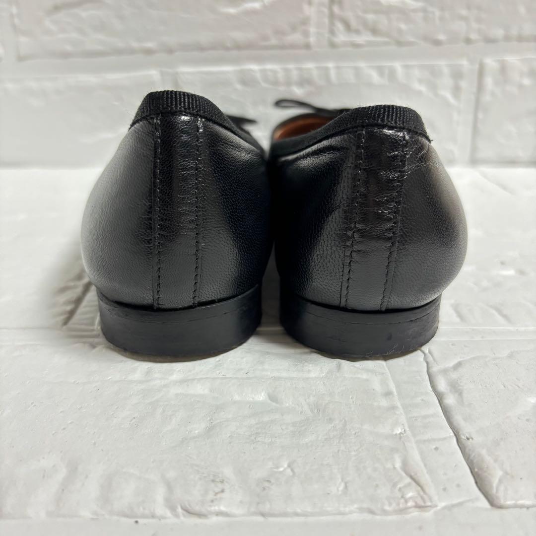 【極美品】FABIO RUSCONI フラットパンプス リボン 23.5cm