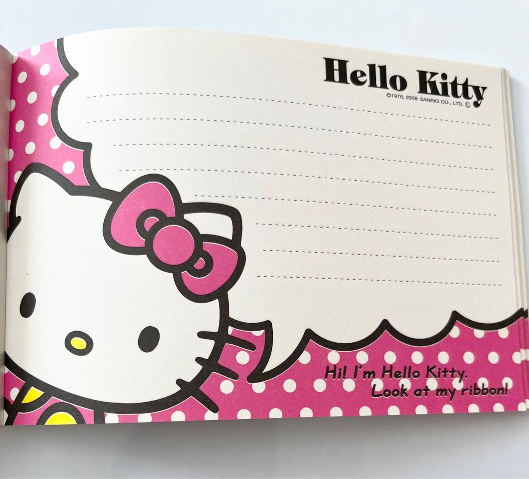 平成レトロ ハローキティ キティ メモ帳 2008年 - メルカリ