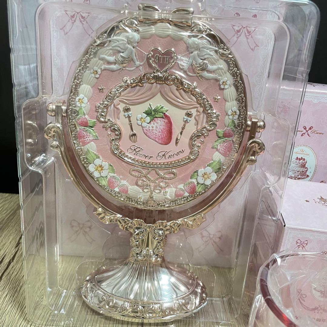 フラワーノーズ9周年アクセサリーコレクション3点セットスタンドミラー