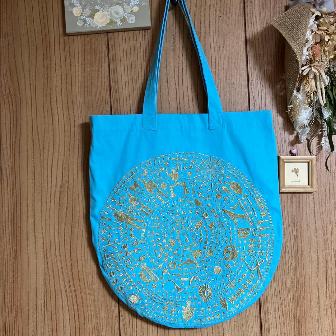 未使用 Mr.Children goen 音色トートバッグ 森本千絵 ブルー - メルカリ