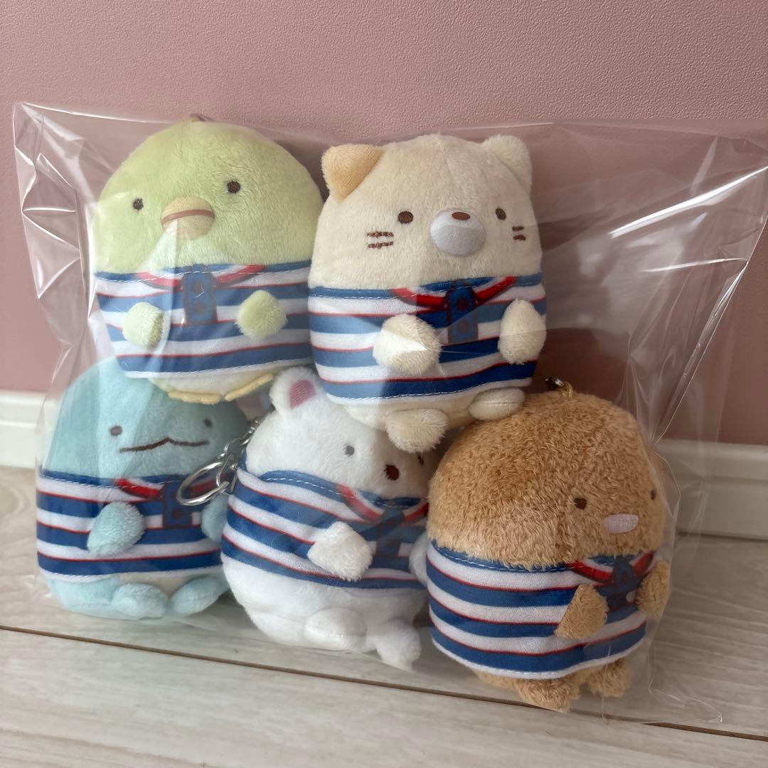 すみっコぐらし ぬいぐるみ キーホルダー 全5種　　　佐川急便 すみっコぐらし ぬいぐるみ キーホルダー 全5種 佐川急便