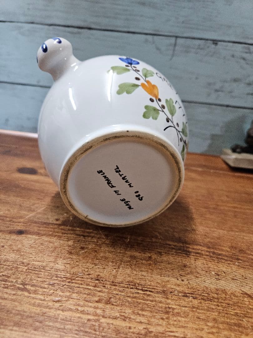 フランスヴィンテージ GEO MARTEL製 マスタードポット ジオマルテル