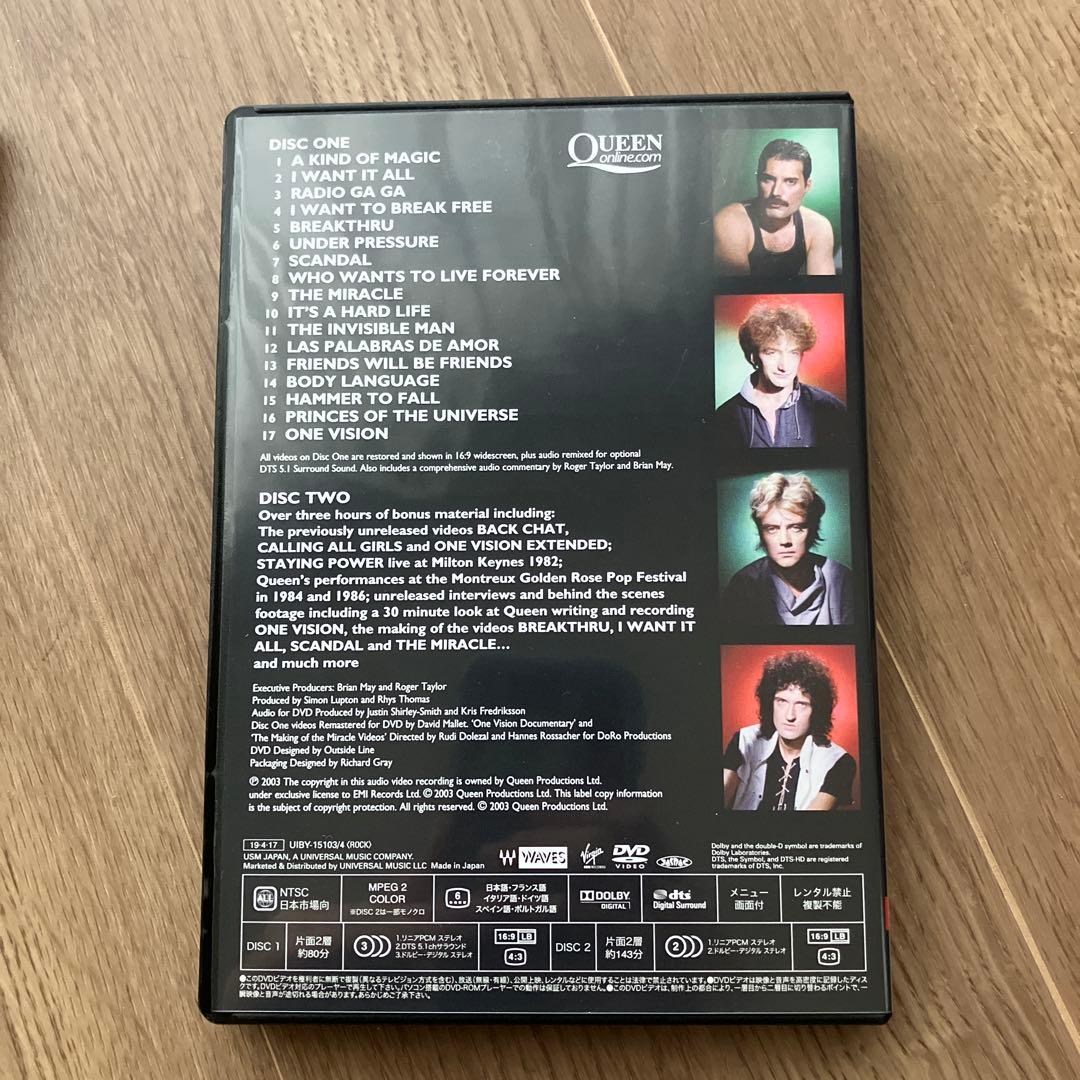 クイーン　DVD3セット帯付き