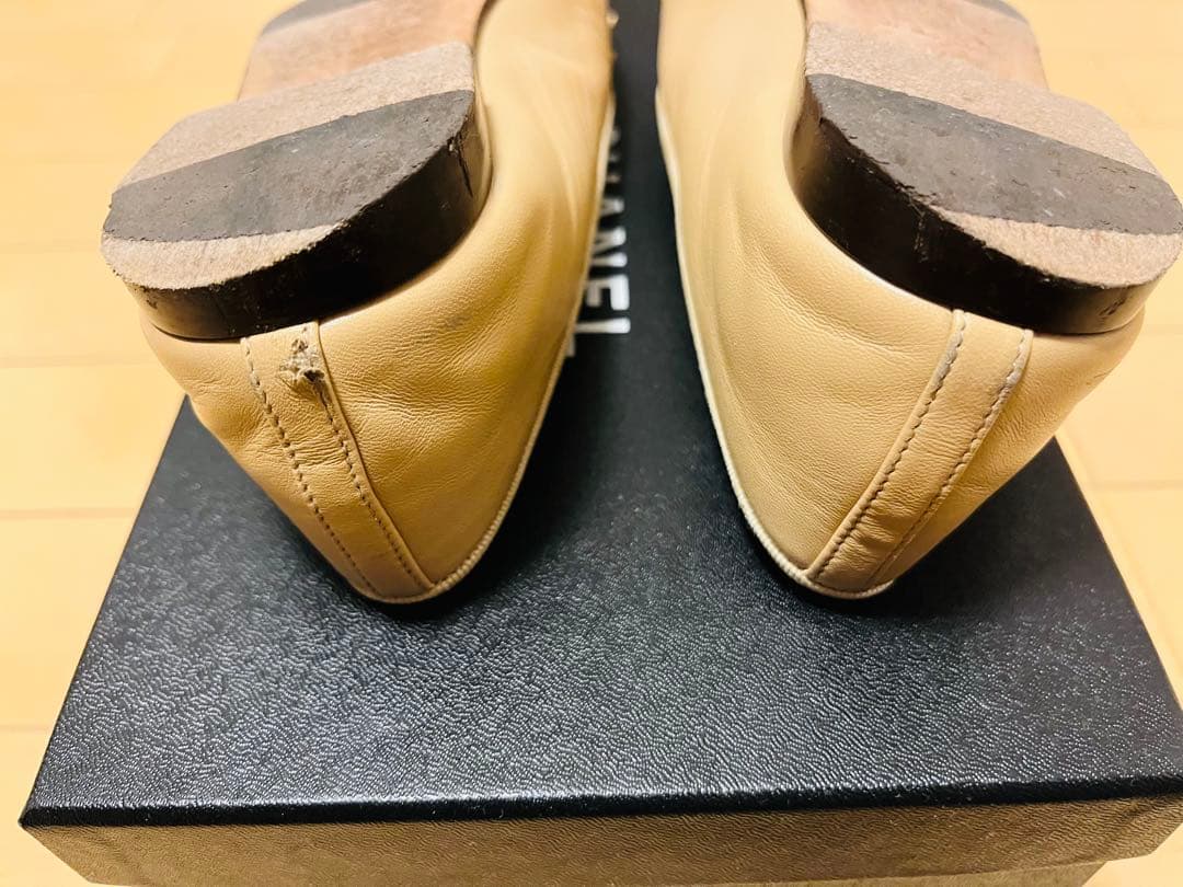CHANEL バレリーナ バイカラー 37.5 - メルカリ