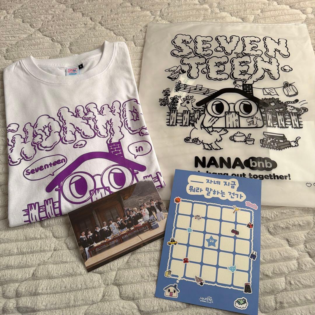 新品未使用 ナナ民民泊 Seventeen Tシャツ ウォヌ Lサイズ - メルカリ