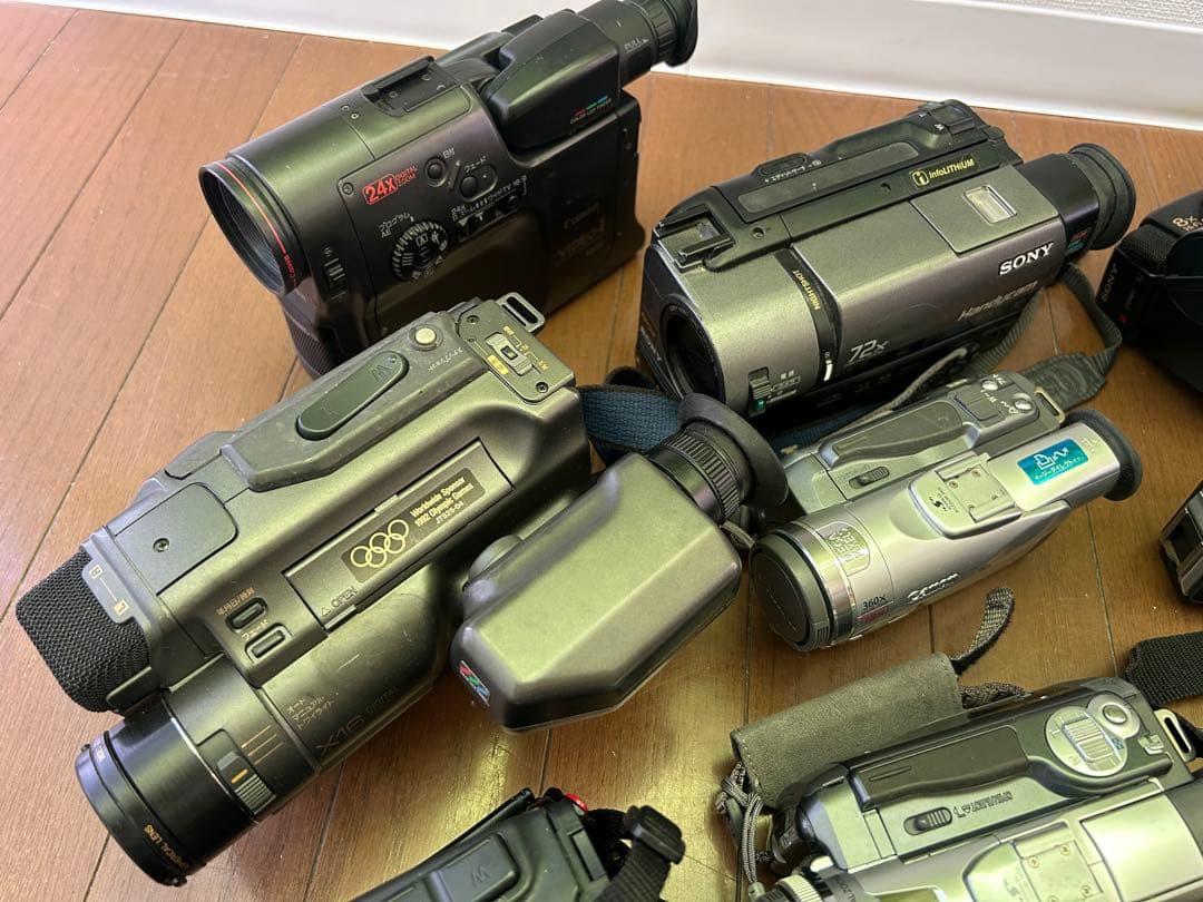 ジャンク品】ハンディカムセット 20台 Sony Panasonic JVC