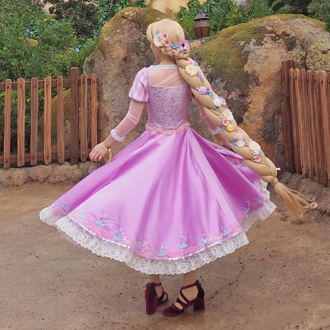 ラプンツェル ウィッグ 衣装 コスプレ ディズニー ハロウィン Dハロ