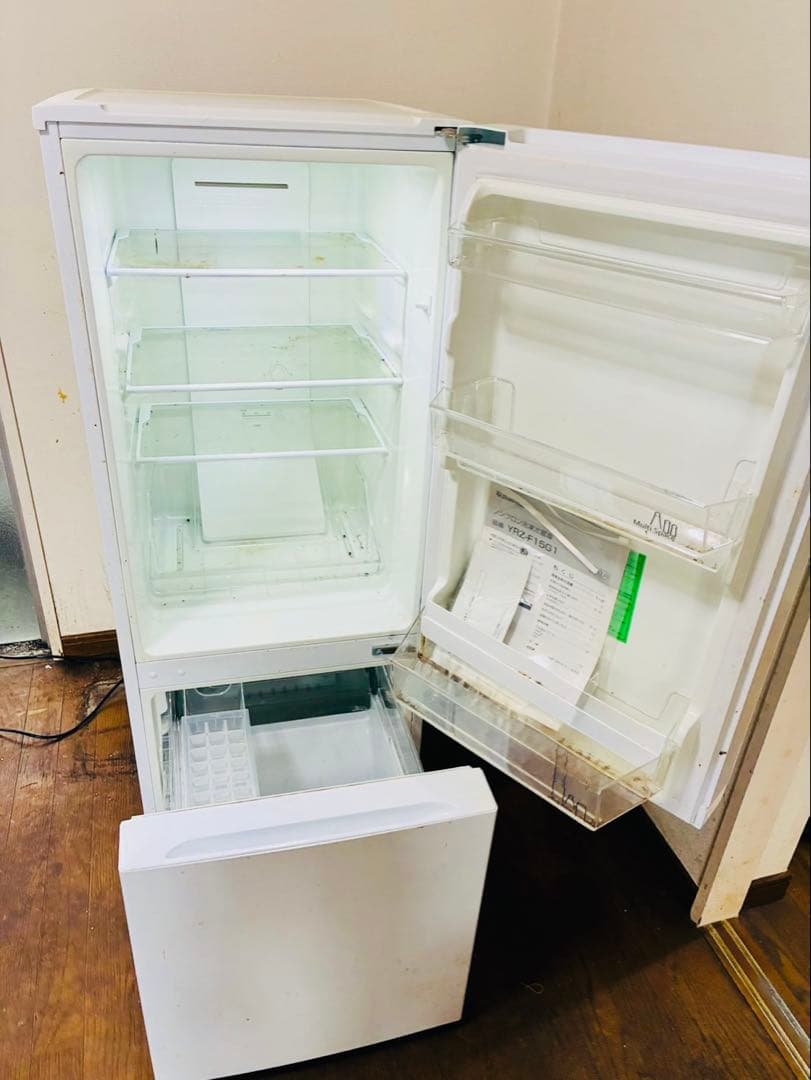 福岡発 ヤマダホールディングス ノンフロン冷凍冷蔵 156L 2ドア 2021式