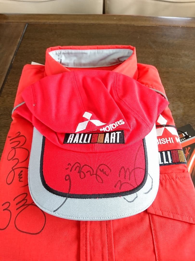 WRC ダカールラリー増岡浩氏サイン入りユニフォーム - メルカリ