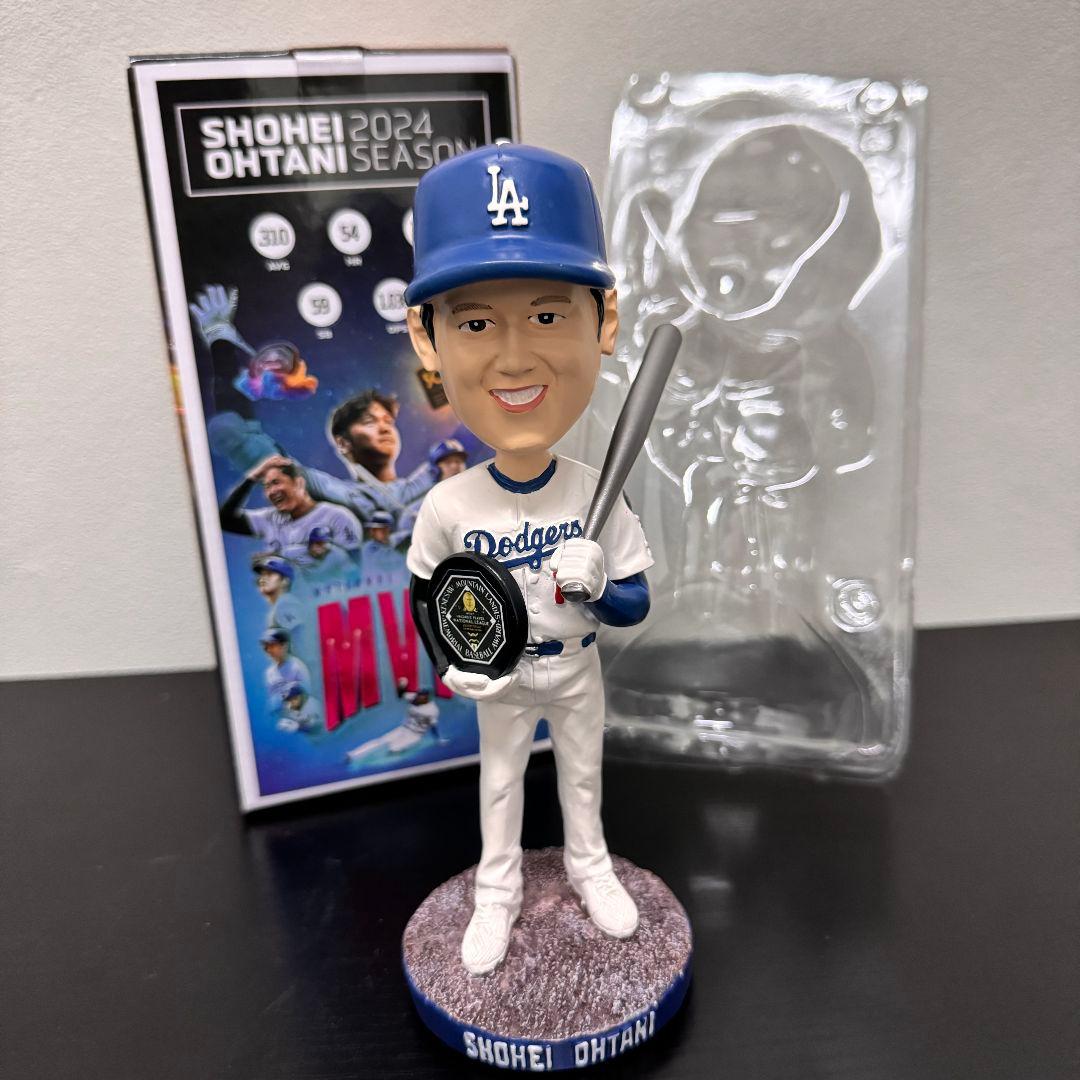 激レア 大谷翔平 ボブルヘッド MVP シルバーバット ドジャース 来場者