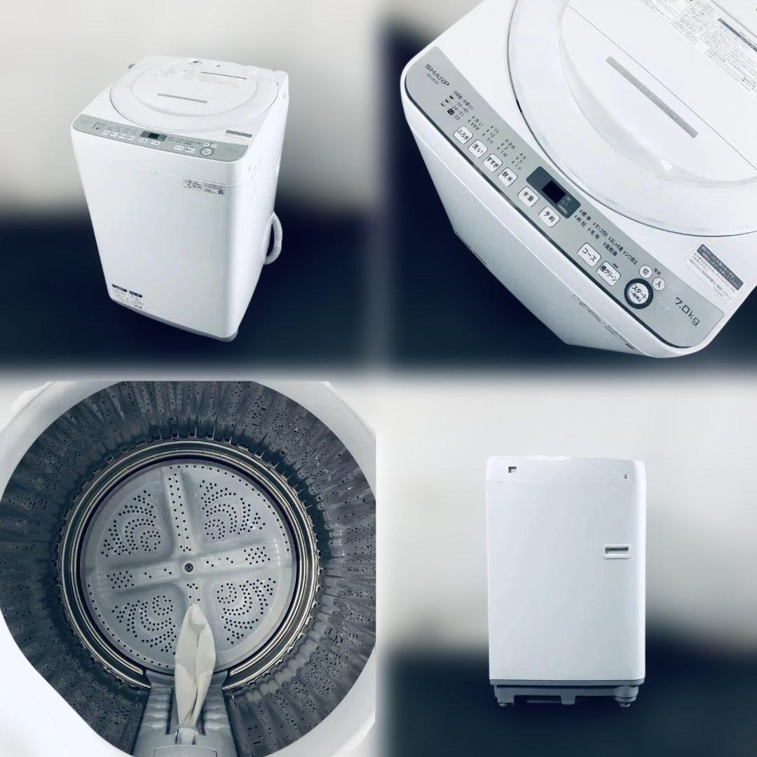 ☆送料・設置無料☆ 中古 大型洗濯機 シャープ (No.0446) - メルカリ