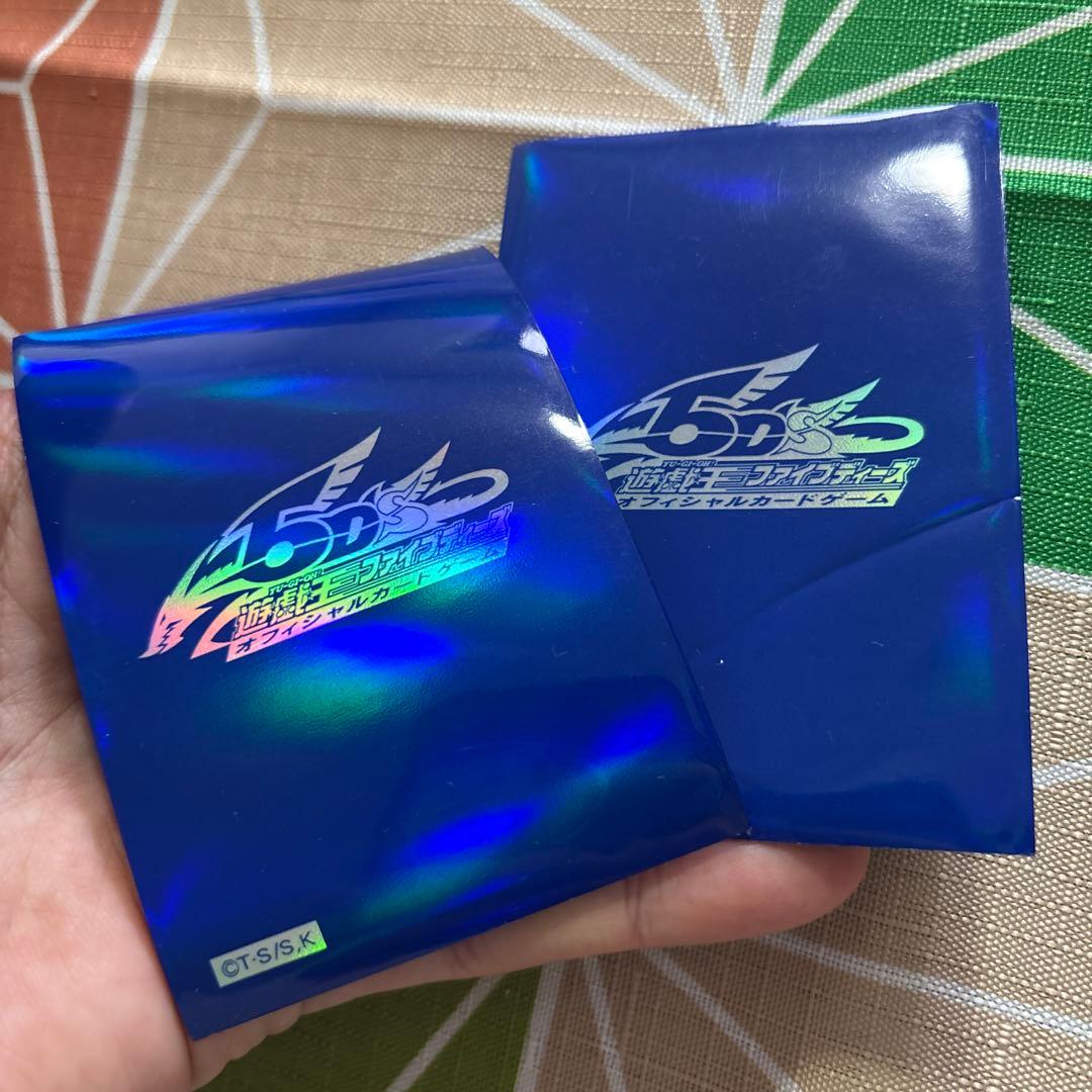 遊戯王OCG 5DS スリーブ 青 49枚 - メルカリ