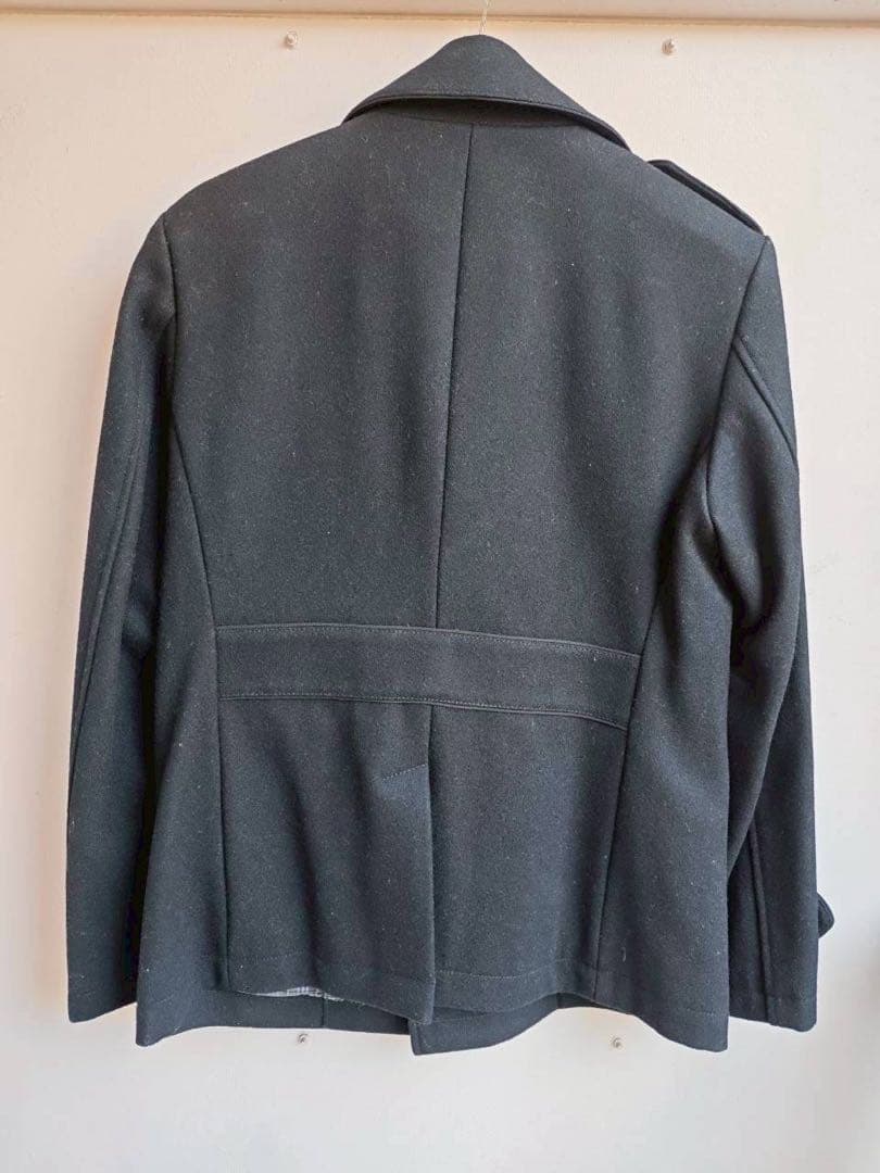 BURBERRY BLACK LABEL ダークグレー ピーコート LL - メルカリ