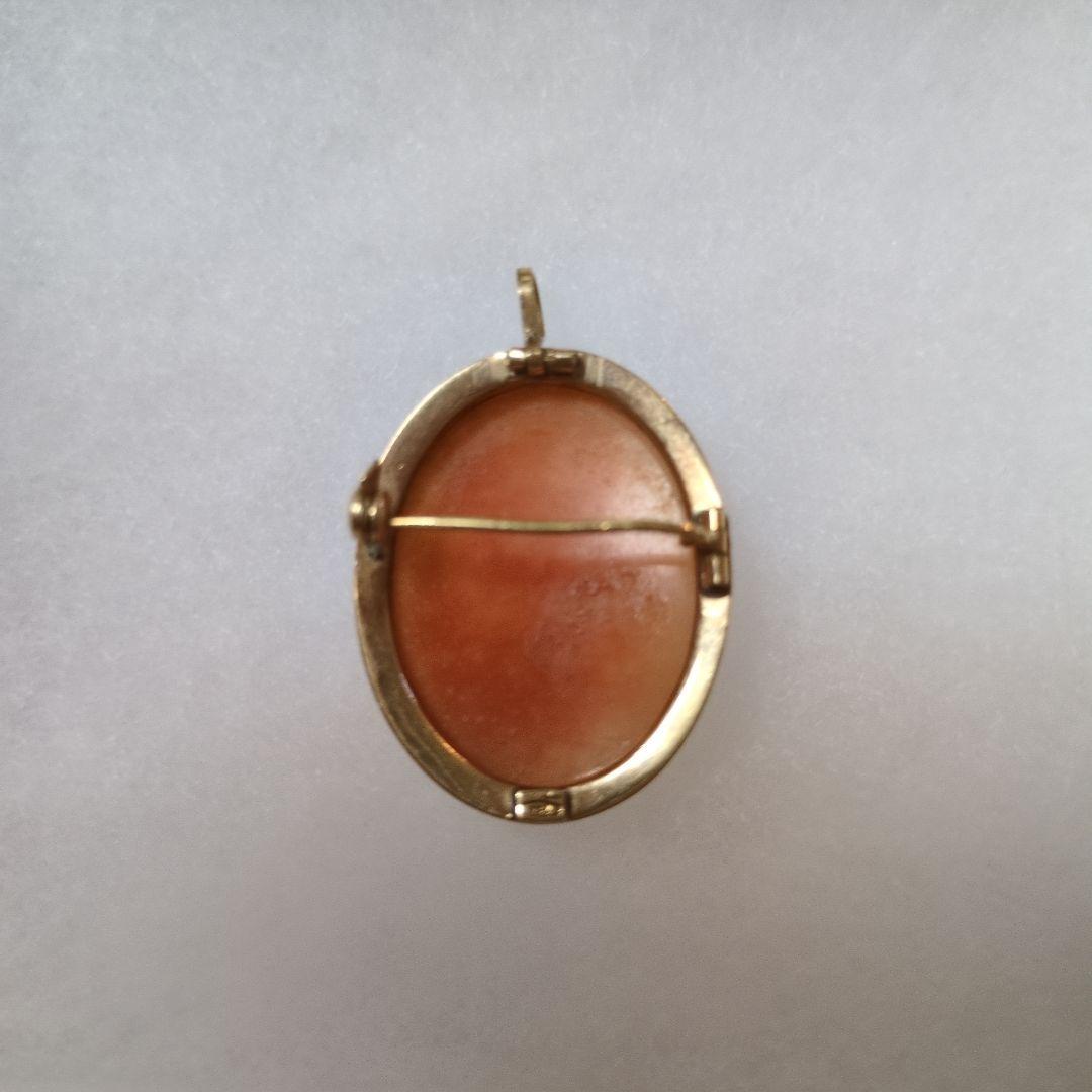 カメオ ブローチ ペンダントトップ 2WAY 〈750〉刻印あり