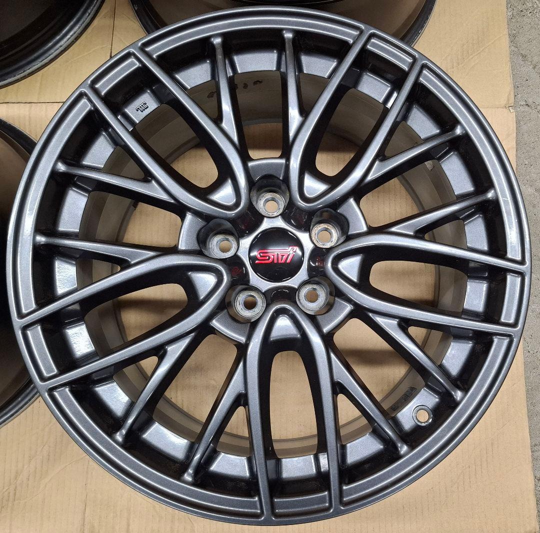 【極上品】スバル WRX STI 純正 18インチ 8.5J ホイール 4本