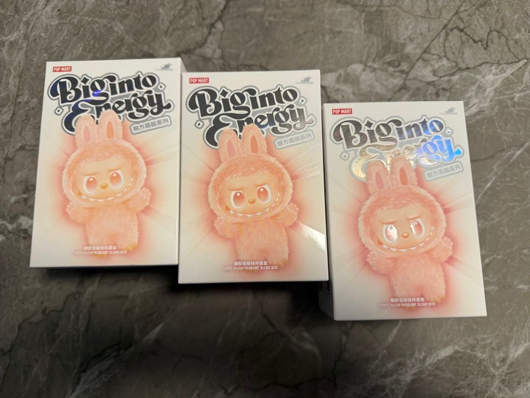 POP MART ラブブ　エナジー　3個セット　公式サイト購入品　未開封 POP MART（ポップマート） 【正規品保証・即発送】 THE MONSTERS Big