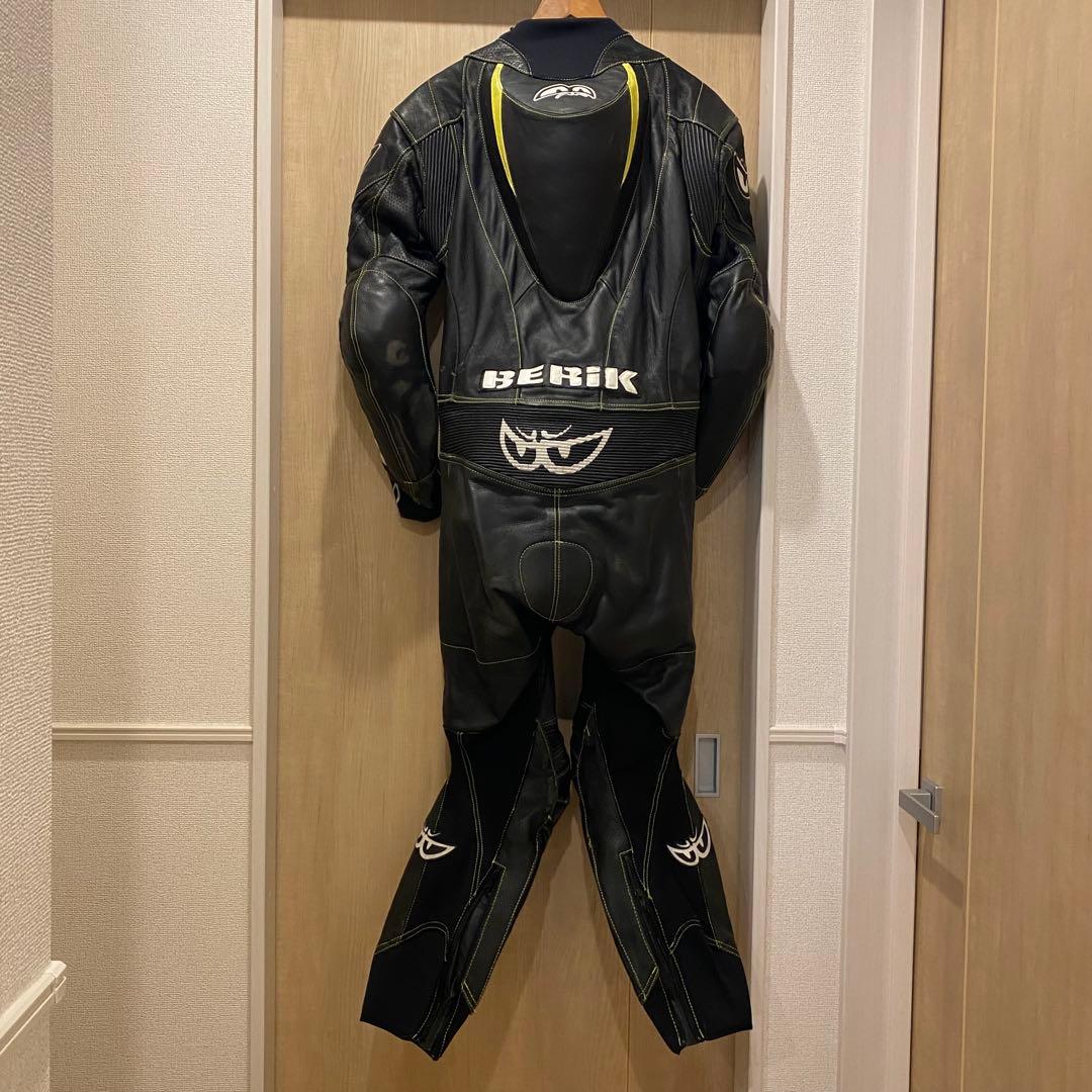 BERIK レーシングスーツ Lサイズ 革つなぎ ベリック MFJ公認 ブラック