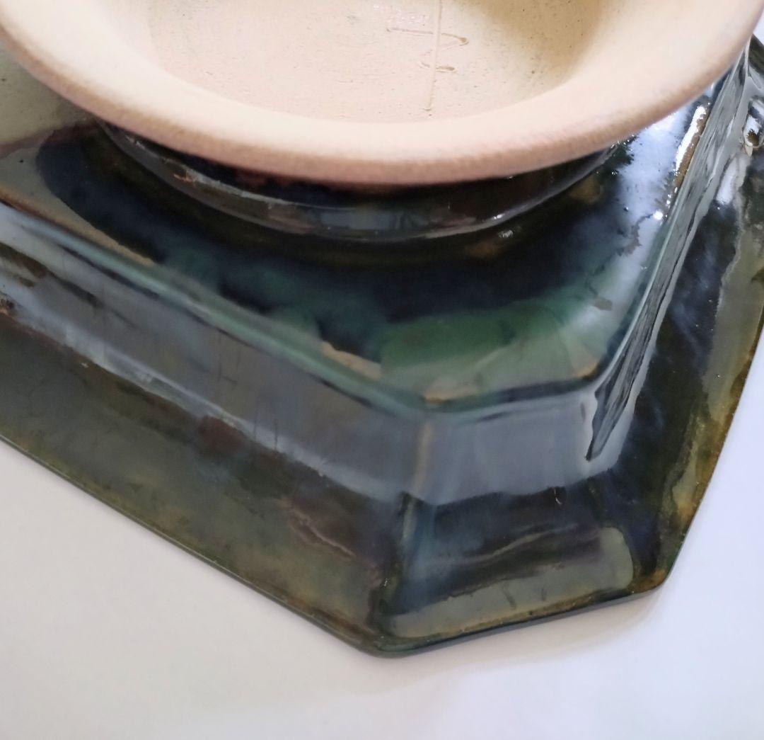 織部焼 作家 北野耕司 高台皿 - メルカリ