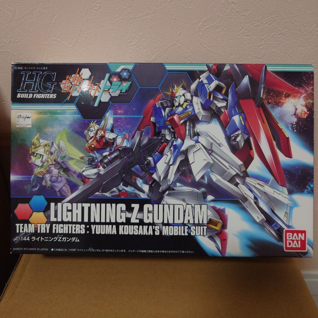 ガンプラ hgbf 1/144 ライトニングZガンダム 赤バンダイ箱 - メルカリ