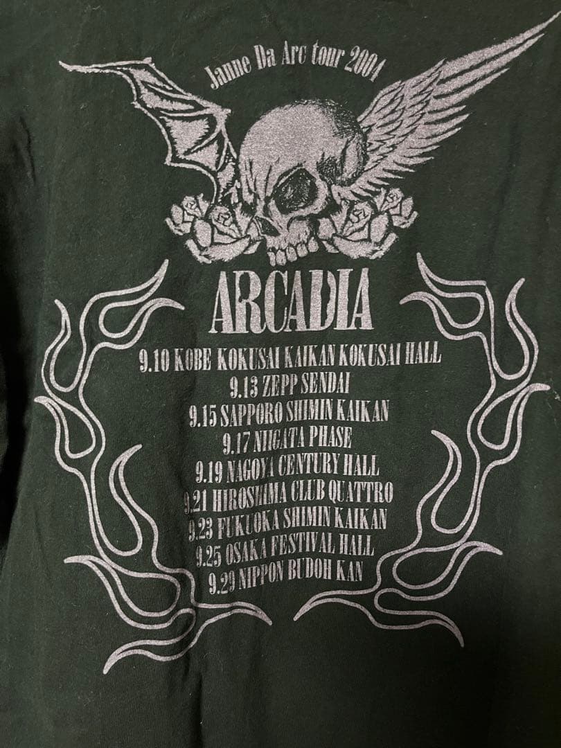 Janne Da Arc tour 2004 ARCADIA ライブTシャツ半袖 - メルカリ