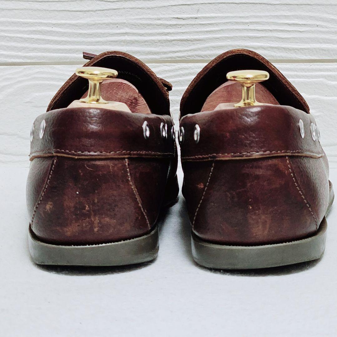 美品♥L.L.Bean エルエルビーン【27.0】デッキシューズ 革靴 本革