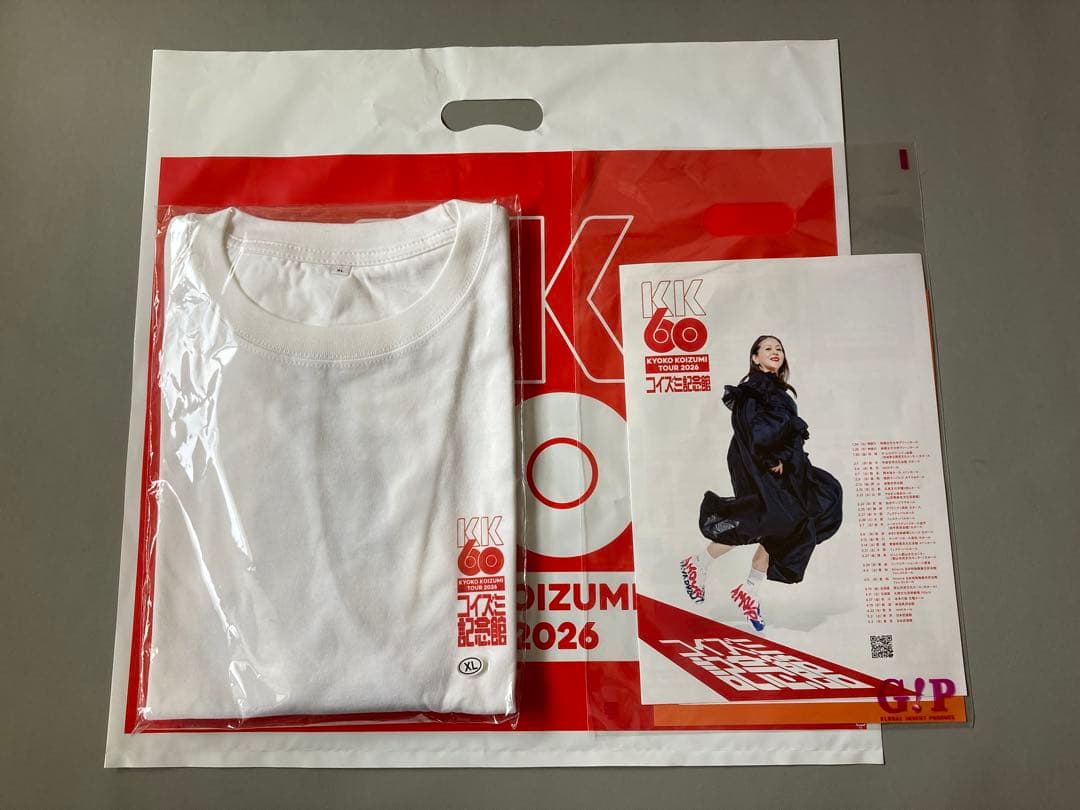 KK60 TOUR2026 コイズミ記念館 Tシャツ XL 小泉今日子 グッズ - メルカリ