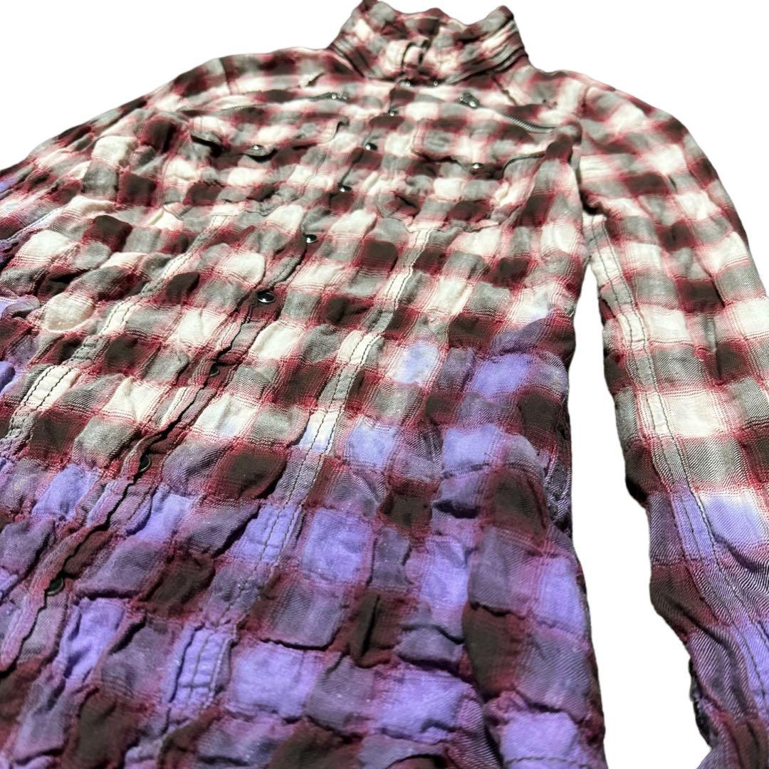 L.G.B. チェックシャツ グラデーションチェックシャツ グラデーション