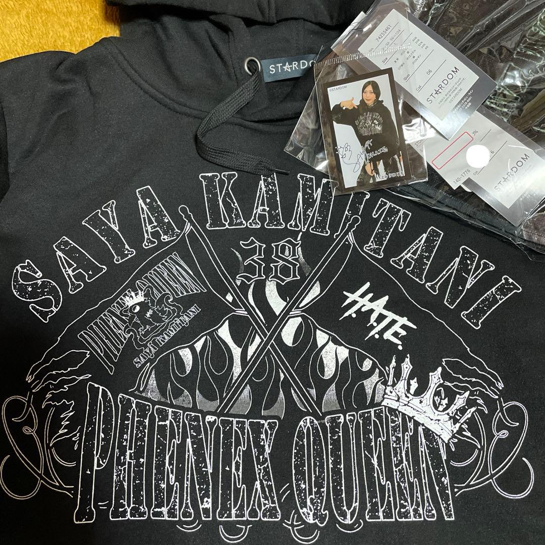 LL スターダム 上谷沙弥 プルパーカ タオル・ステッカー付 パーカー