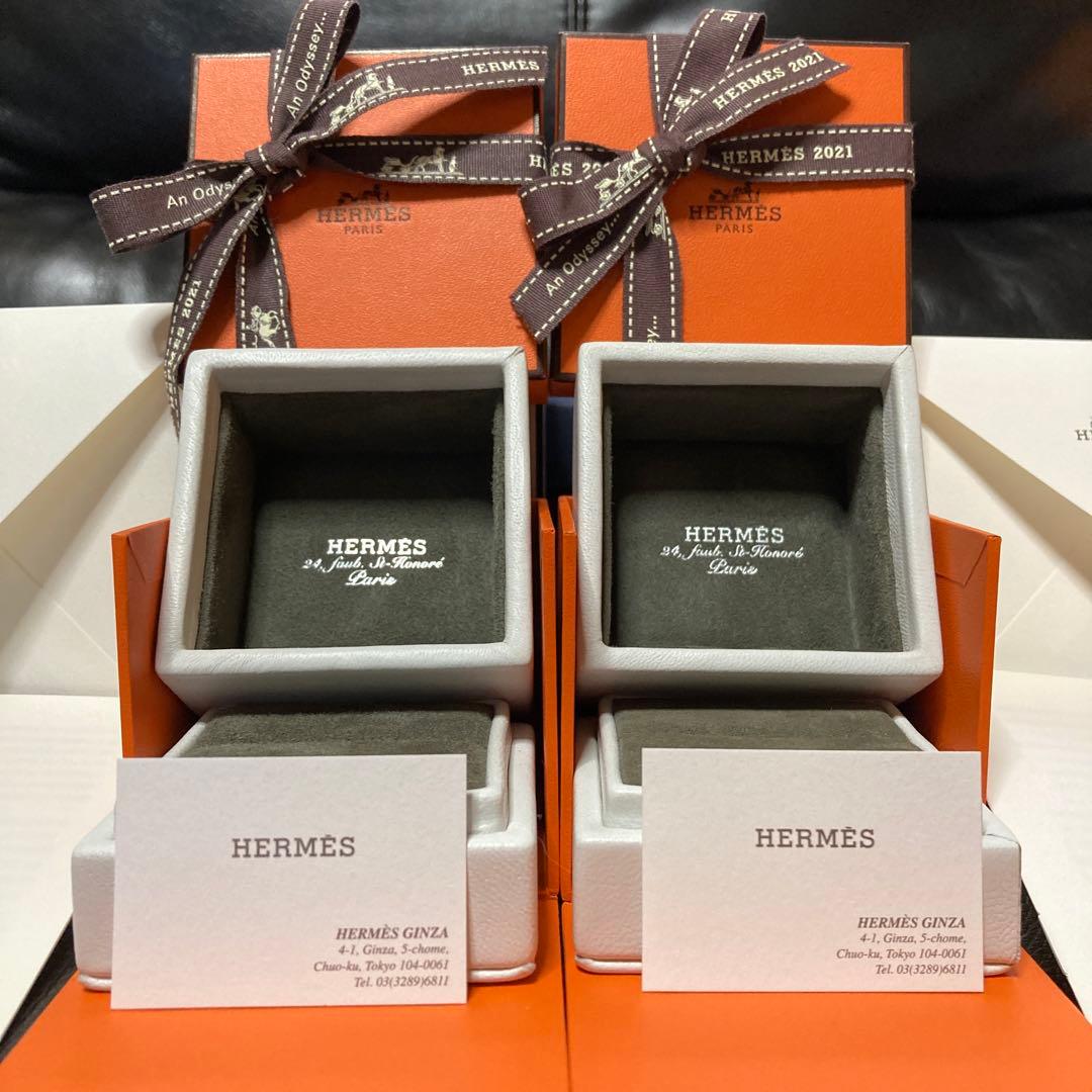 ☆HERMES エルメス リングケース 箱 説明書 2セット - メルカリ