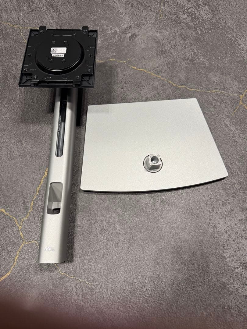 DELL モニター台 シルバー スタンドプレート付き P2424HEB 純正品