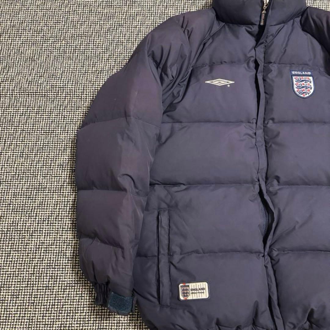 90s umbro 】希少 イングランド代表 ダウンジャケット デサント社 古着