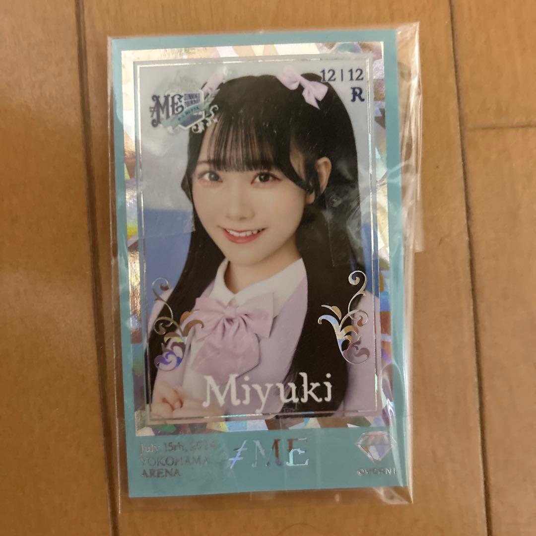 本田 珠由記 レア ≠ME ノイミー ミニフォト 特典 ミニフォトカード