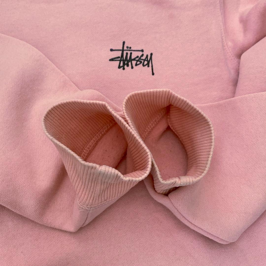 STUSSY ステューシー スウェット トレーナー ピンク - メルカリ