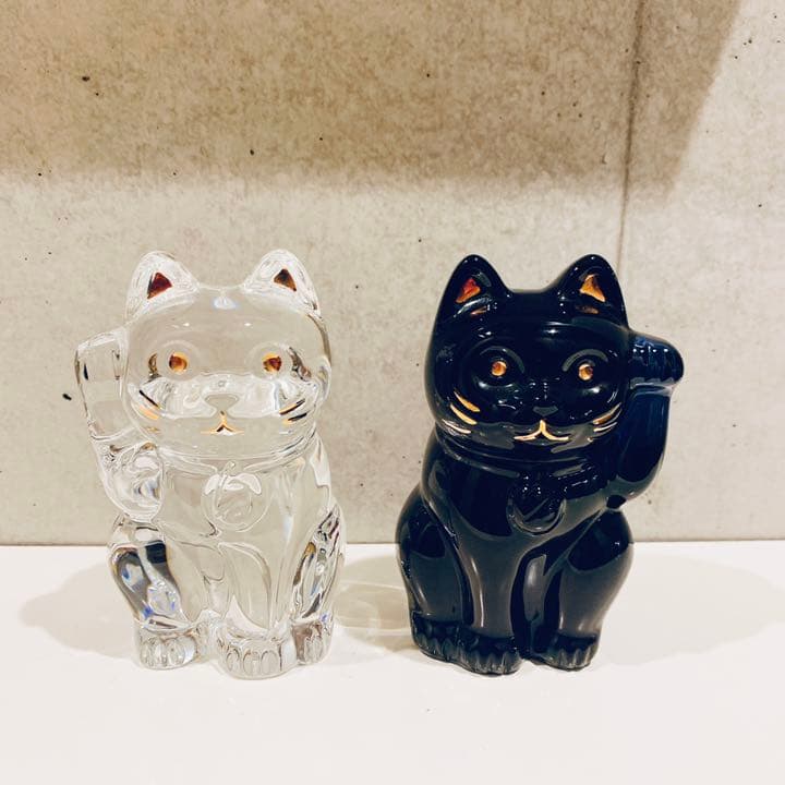 通販家具・インテリア - バカラ 招き猫 2個セット