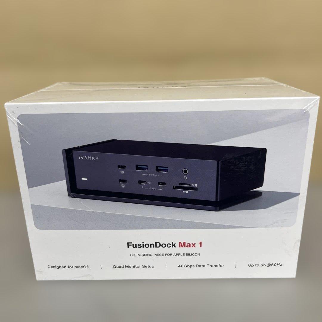 60166 iVANKY FusionDock Max 1ドッキングステーション Amazon.com: iVANKY Dual Thunderbolt 4 Chips FusionDock Max 1 for
