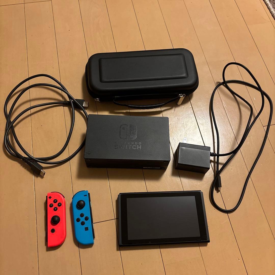 Nintendo Switch 本体 青/赤 Joy-Con 付属 Nintendo Switch Joy-Con(L) ネオンブルー/(R) ネオンレッド 【新