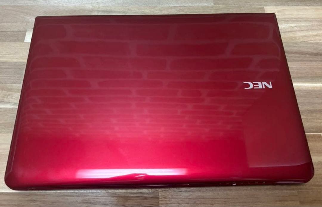 NEC ノートパソコン Windows11 Office搭載 美品 レッド