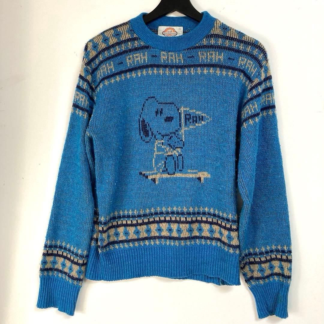 vintage 70s arrow snoopy sweater eq - メルカリ