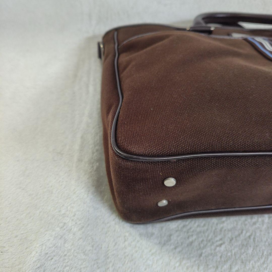 極美品 2way バーバリーブラックレーベル ビジネスバッグ マルチストライプ