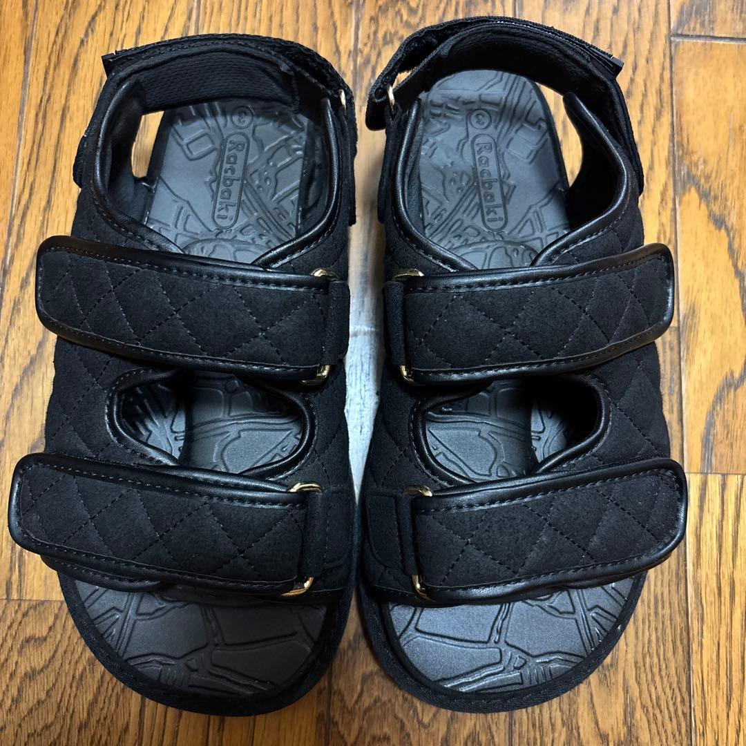 ラクバキ⭐︎ Racbakiフットベットサンダル キルティング L