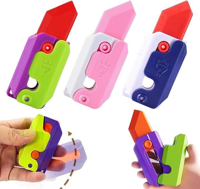 ✾話題の商品✾にんじんナイフ おもちゃ 知育 脳トレ 集中力向上 青 白