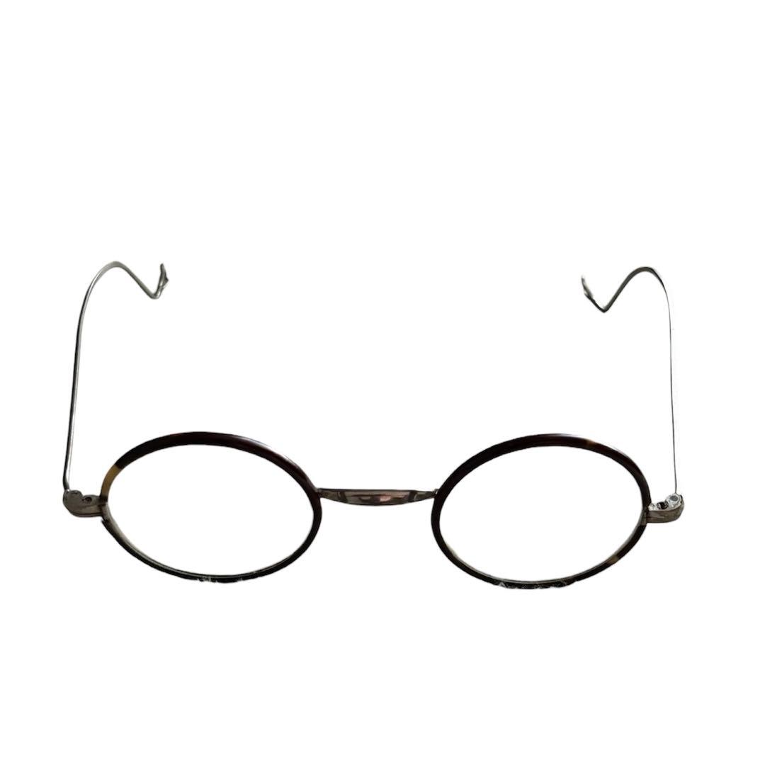 1930s vintage フランス 一山式 セル巻き メタル 正円 ラウンド - メルカリ