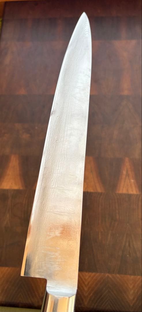龍泉刃物 摩天楼 ダマスカス 筋引 270mm 包丁 越前打刃物 洋包丁