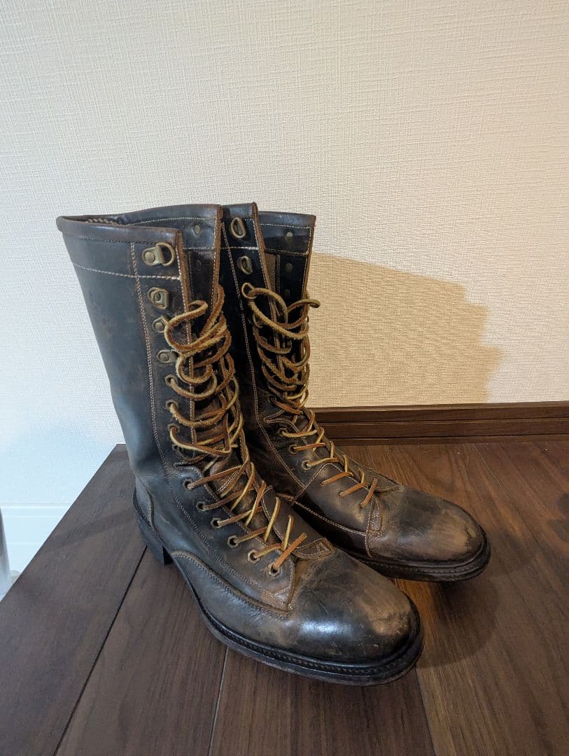 アルフレッドバニスター ブラウンレザーブーツ　41 alfredoBANNISTER（アルフレッドバニスター） ブーツ 「SHOO IN SHOE