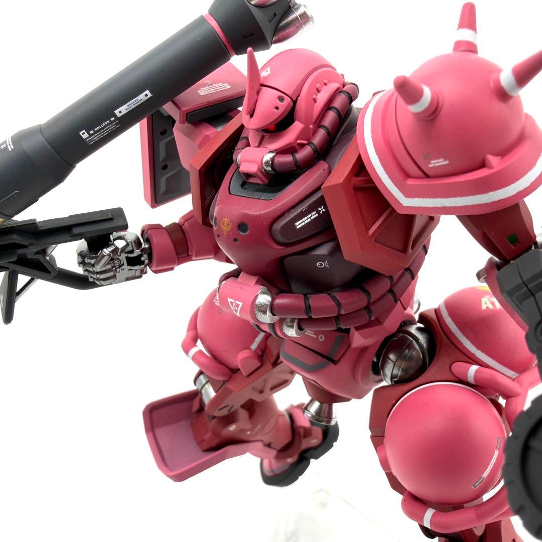 HG シャア専用ザク ジークアクス版 ガンプラ 全塗装 完成品 - メルカリ
