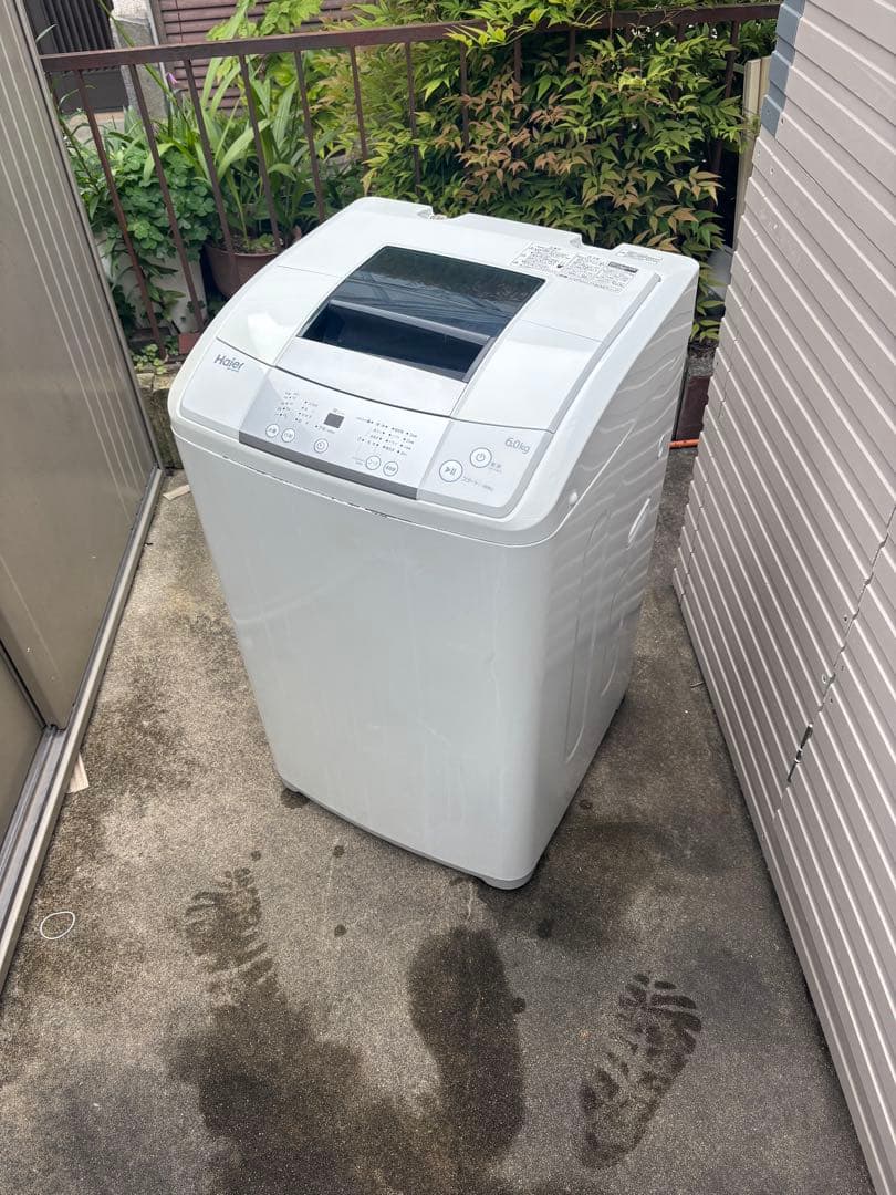 jw-k60m ハイアール　2017年式　洗濯機 Haier（ハイアール） 洗濯容量6.0kg全自動洗濯機 「JW-K60M」 （2017年