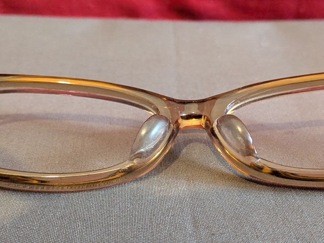 泰八郎謹製】 眼鏡 メガネ クリアベージュ T-104 - メルカリ